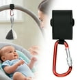 thumbnail image 1 of Red Locking Heavy Duty Carabiner Hook, Multi-Purpose Stroller Hanging Clip for Bags and Daily Use, 1 of 8