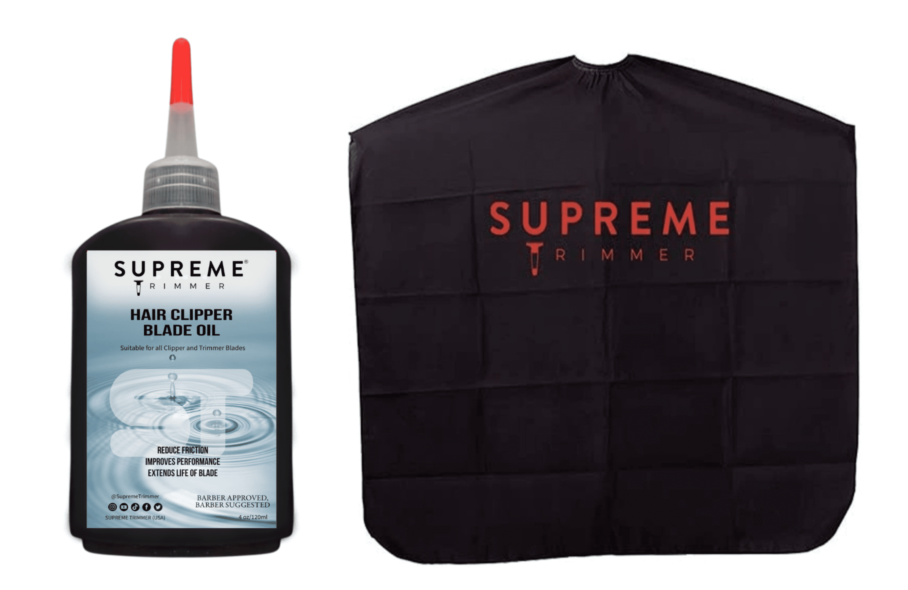 Supreme Designer Style Barber Cape For Haircutting – SD Barber Supply