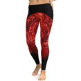 thumbnail image 1 of Red Logo Tool Band Yoga Pants Women High Waisted Tummy Control Non See-Through Elastic Running Workout Yoga Leggings Pants, 1 of 7