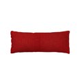 thumbnail image 1 of Red Long Body Pillow Cover 20x60 Inch, Farmhouse Burlap Solid Red Color Modern Linen Texture Decorative Pillowcase with Zipper, Microfiber Pillow Protector, Soft Breathable Long Pillowcases for Women, 1 of 9