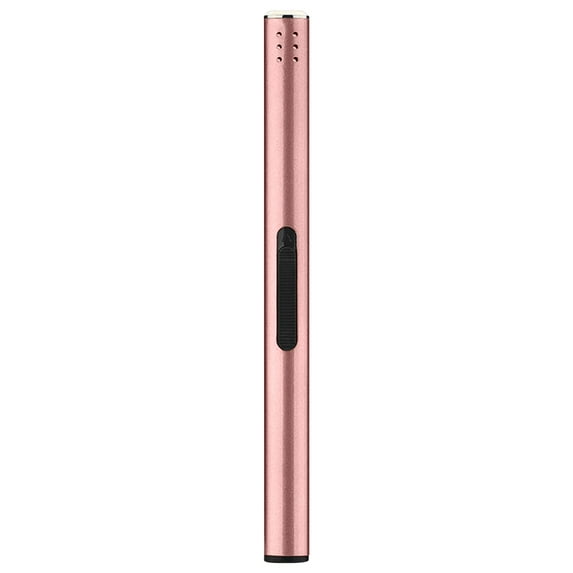 Red Long Stick Lighter - Soft Flame Refillable Gas Lighter for Candle, Kitchen Stove, Fireplace, BBQ and Camping, Portable Reusable Safe Ignition Tool for Home and Outdoor Use, 1pc