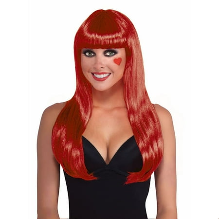 Red Long Wig Halloween Costume Accessory