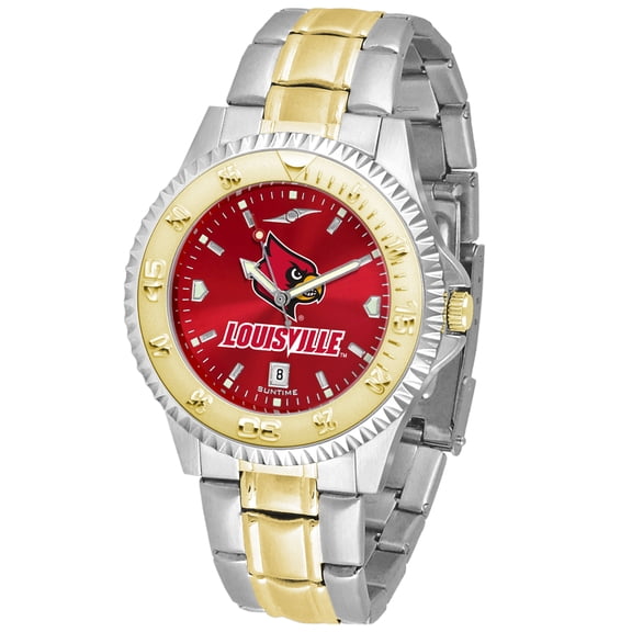Red Louisville Cardinals Competitor Two-Tone AnoChrome Watch