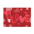thumbnail image 1 of Red Love Valentine's Day Doormat Heart Gnome Seasonal Farmhouse Anniversary Wedding Holiday Door Mats Non-slip Washable Seasonal Holiday Floor Mat Indoor Outdoor Entrance Entryway Matt, 1 of 1
