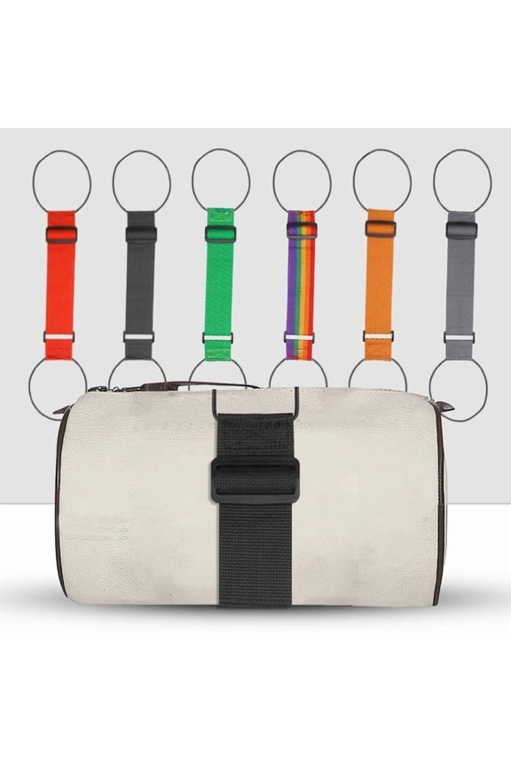 Red Luggage Organizer Elastic Fastening Belt For Packing And Hanging Includes 1 Strap Cloth Material For Effortless Travel Solutions