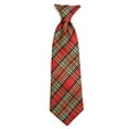 thumbnail image 1 of Red Lurex Plaid Neck Tie, 1 of 1