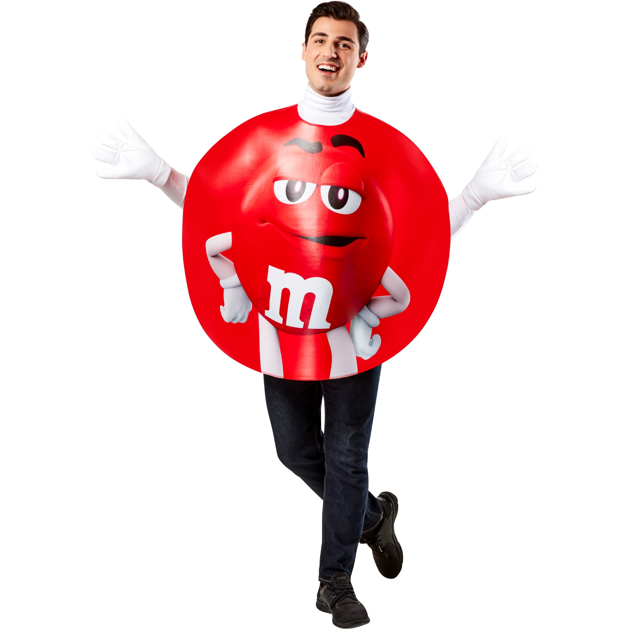 Red M&M Candy Adult Unisex Halloween Costume