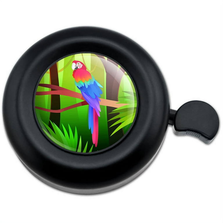 Red Macaw Bird Parrot Rainforest Bicycle Handlebar Bike Bell