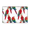 thumbnail image 1 of Red Macaw Parrot On Branch Shaggy Area Rug, Rugs for Living Room Bedroom Non Slip Door Mat Indoor Carpet Machine Washable Nursery Home Decor Floor Mats for Entryway 60x39in-#, 1 of 5
