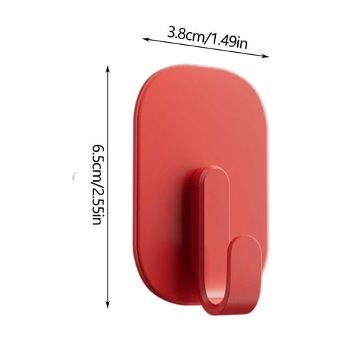 Red Magnetic Wreath Hanger for Front Door – Heavy Duty Metal Hook with Strong Suction, Scratch-Free & Weatherproof for Holiday Decor & Home Organization