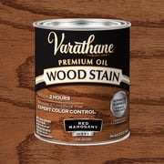 Red Mahogany, Varathane Premium Oil-Based Interior Wood Stain-211724H, Quart