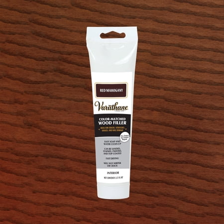 Red Mahogany, Varathane Wood Filler-215212, 3.5 oz Tube