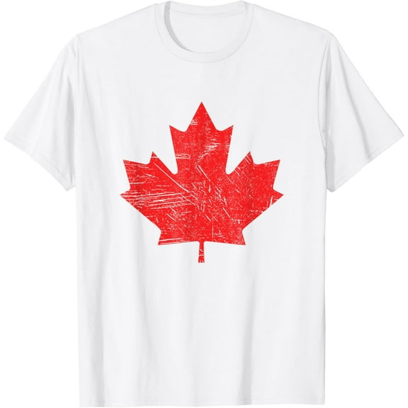 Red Maple Leaf T Shirt Canada Day Edition T-Shirt100% cotton