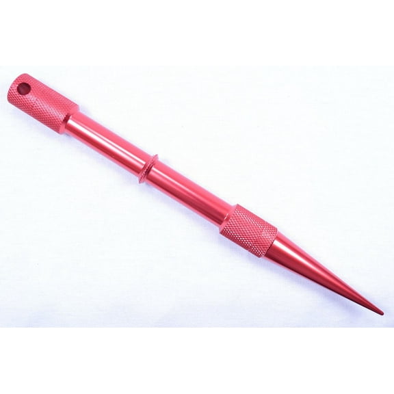 Red Marlin Spike Tightening Tool for Paracord and Leather Work