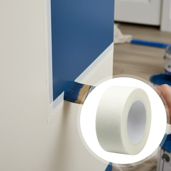 Red Masking Tape for Painting and DIY Projects, Strong Adhesion, Easy Tear, Residue-Free for Wall Trim, A, By Preplabs
