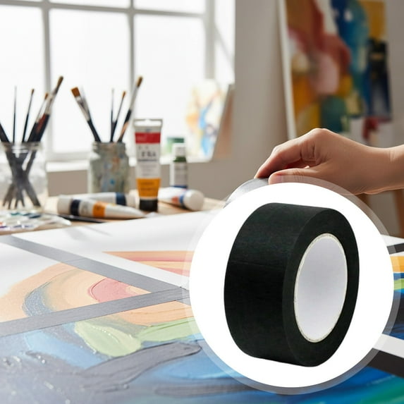 Red Masking Tape for Painting and DIY Projects, Strong Adhesion, Easy Tear, Residue-Free for Wall Trim, D, By Preplabs