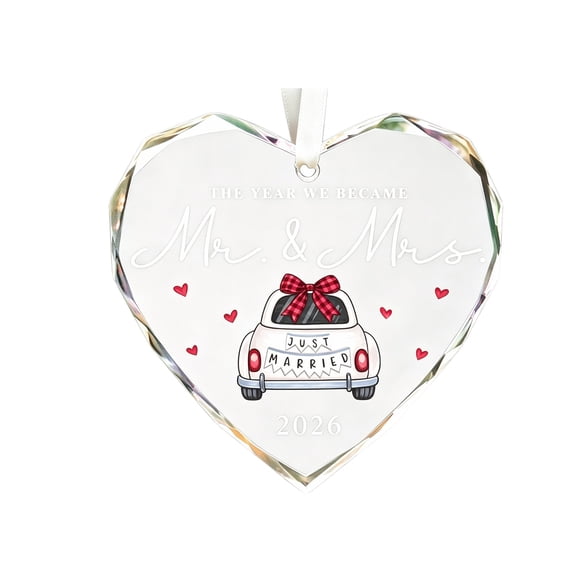 Red Meaningful Keepsake Ornament For Newlyweds Home Owner Sentimental Souvenir Gift For Housewarming