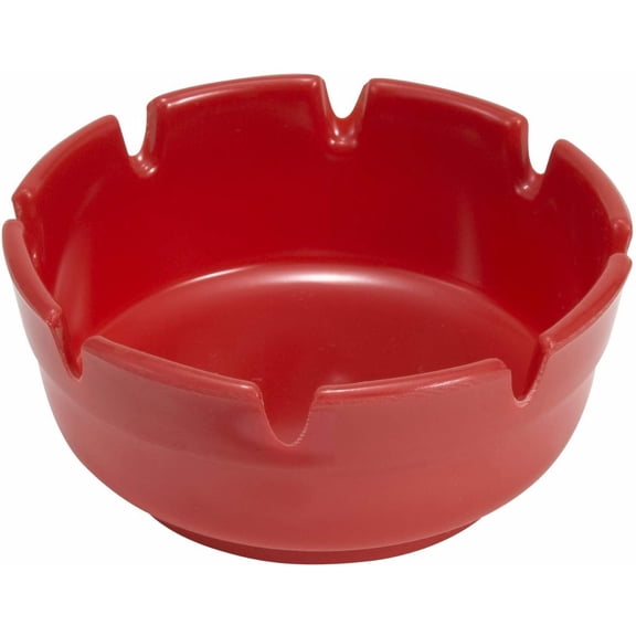 Red Melamine Ashtray