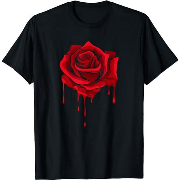 Red Melting Rose - Garden Gardener Botanist Flowers Rose T-Shirt