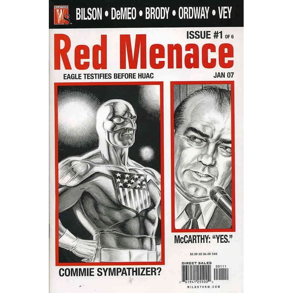 Red Menace #1 VF ; WildStorm Comic Book