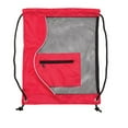 thumbnail image 1 of Red Mesh Drawstring Cinch Pack, 1 of 1