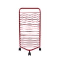 thumbnail image 1 of Red Metal Artwork Storage Display Rack Paint Drying Rack with Wheels for Classroom, 1 of 23