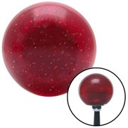 Red Metal Flake Shift Knob with M8 x 1.25 Insert Shifter Auto Manual Custom Hotrod