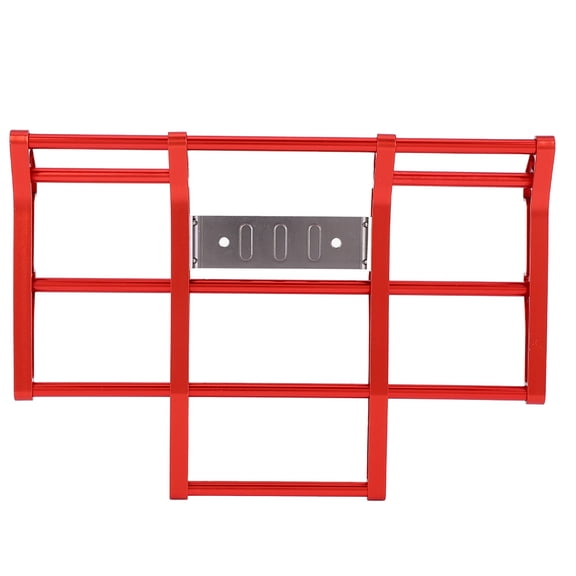 Red Metal Front Bumper Model Accessory for 1/14 Scale RC Car Truck, Fits King Hauler