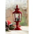 thumbnail image 1 of Red Metal Lantern, 1 of 2