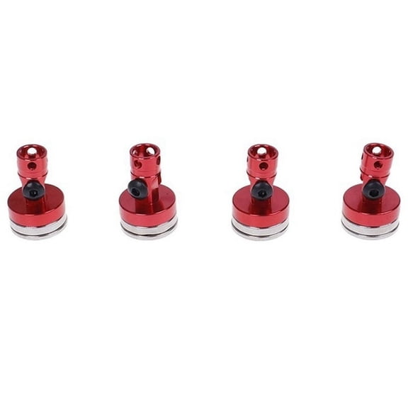 Red Metal Magnetic Car Shell Pillar RC Car Shell Mounting Pillar for 1/10 Axial SCX10 TRX4 D90 Redcat