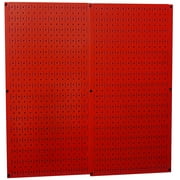 Red Metal Pegboard Pack - Two Pegboard Tool Boards