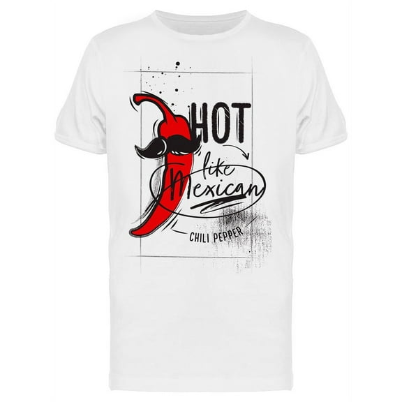 Red Mexican Chili Pepper T-Shirt Men -Image by Shutterstock, Male 3X-Large