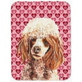 thumbnail image 1 of Red Miniature Poodle Hearts And Love Mouse Pad, Hot Pad Or Trivet, 7.75 x 9.25 In., 1 of 1