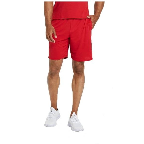 Red Moisture Wicking Active Mesh Shorts - Small