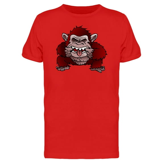 Red Monkey Funny Face Tee Men's -Image by Shutterstock
