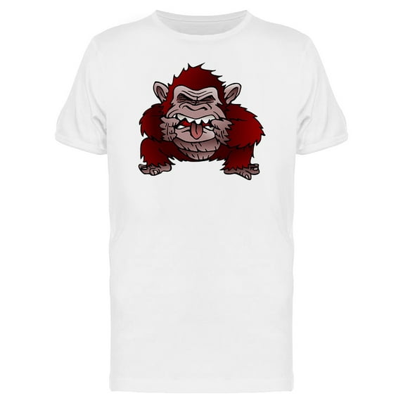 Red Monkey Funny Face Tee Men's -Image by Shutterstock