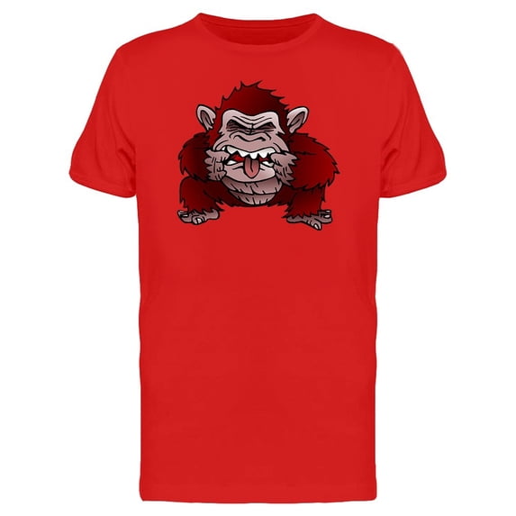 Red Monkey Funny Face Tee Men's -Image by Shutterstock