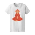 thumbnail image 1 of Red Monkey Meditating Doodle Tee Men's -Image by Shutterstock, 1 of 1