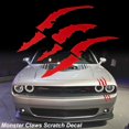 thumbnail image 1 of Red Monster Claws Scratch Headlight Decal Die-Cut Vinyl Sticker for Halloween[Blood Red], 1 of 4