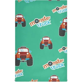 Kitchen Tea Towel: Pumpkin Patch Prints | Marley's Monsters Fall Trucks