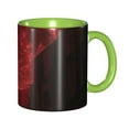 thumbnail image 1 of Red Moon City Coffee Mug Fun Custom Ceramic Mugs 11oz Green, 1 of 5