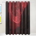 thumbnail image 1 of Red Moon City Room Blackout Cutrains Original Design Summer Thermal Insulated Curtain for Home, Living Room, Bedroom, Offices, Kitchen 72 x 55 Inch x 2 Panels, 1 of 4