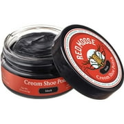 Red Moose Boots and Shoe Cream - Shoes Handbag Wallet Leather Polish, Black