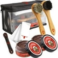thumbnail image 1 of Red Moose Full Leather Shoe Polish Kit with Brushes, Creams, Cloth and Lace, Brown, 1 of 6