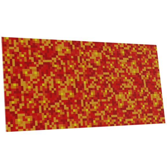 Red Mosaic Baseplate (10Pack) (10)