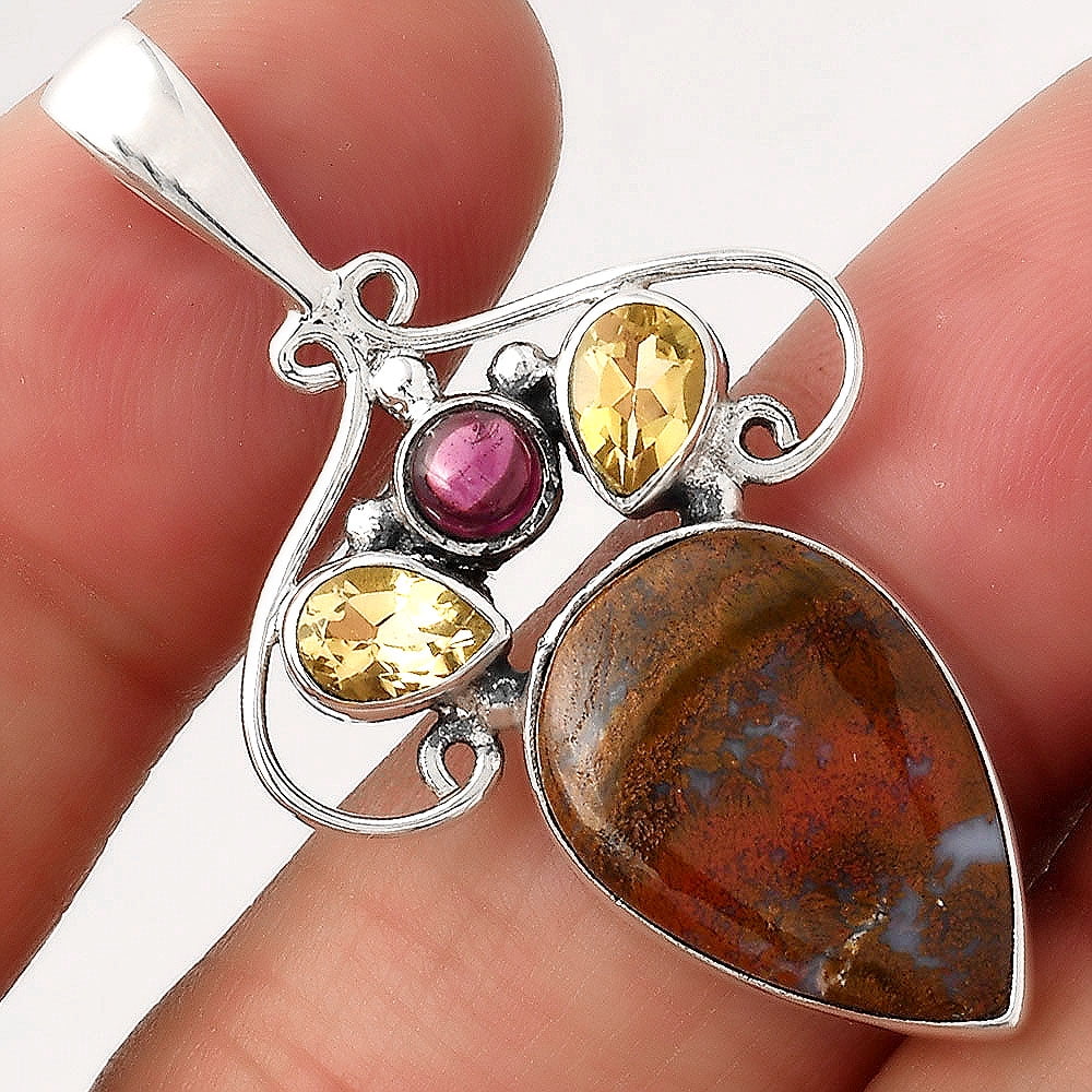 Red citrine jewelry shop