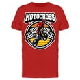 thumbnail image 1 of Red Motocross Design T-Shirt Men -Image by Shutterstock, Male 3X-Large, 1 of 2