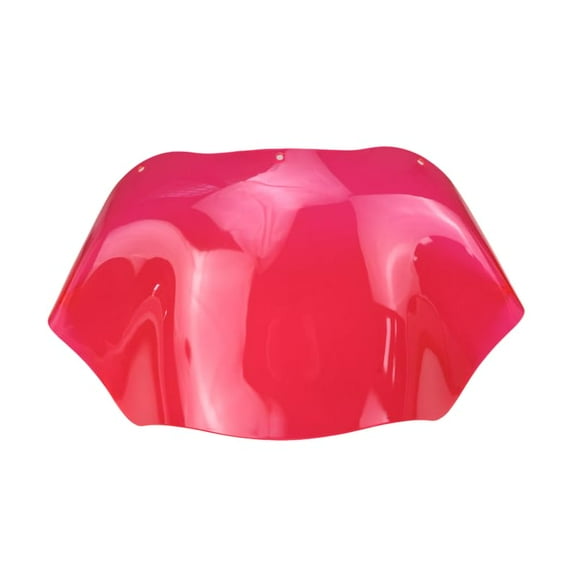 Red Motorcycle 13" Wave Windscreen Windshield For Harley 1998-2013 Glide Models Touring