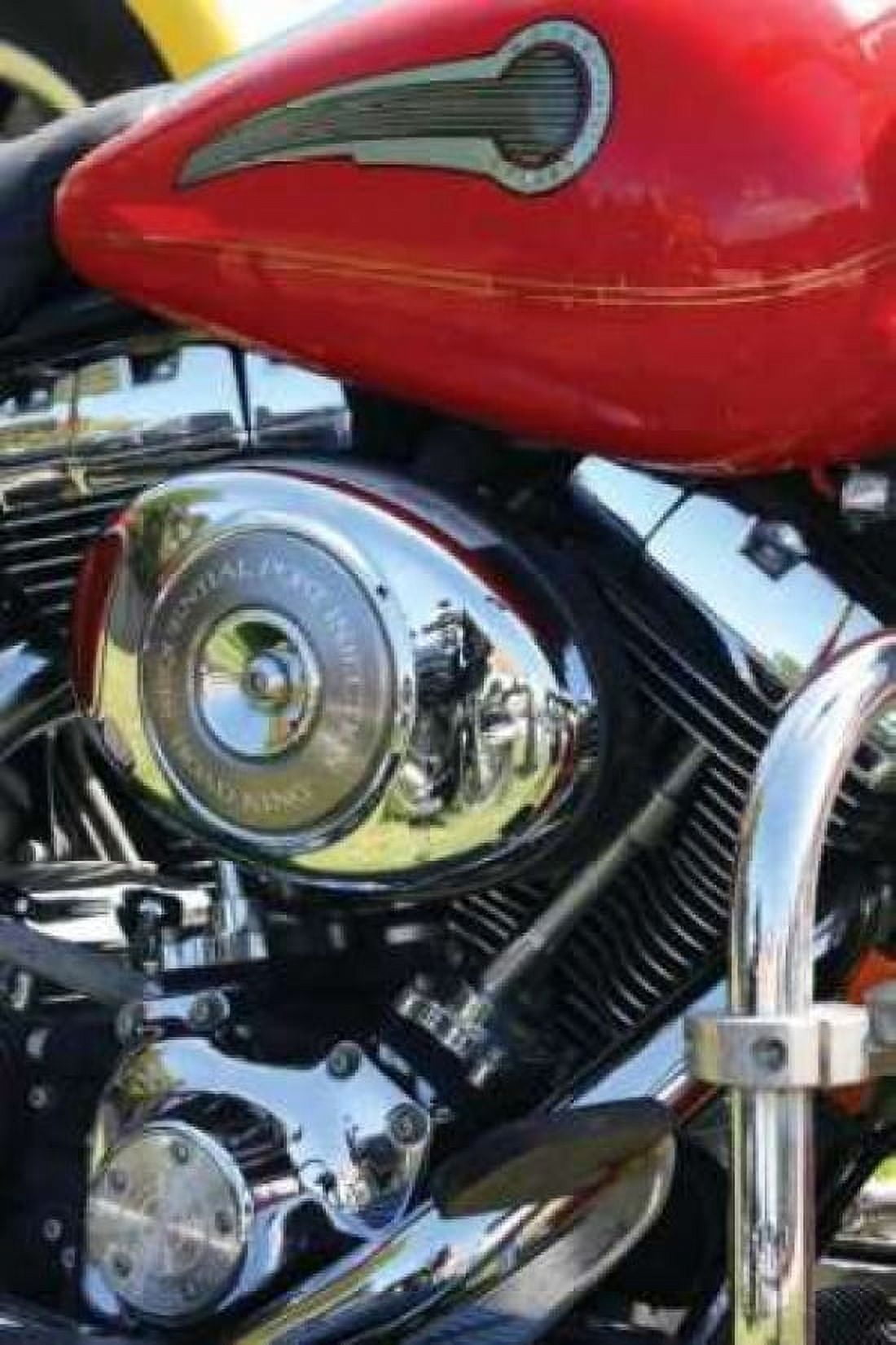 Red Motorcycle Canvas Art - Tammy Putman (20 x 28)