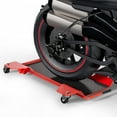 Red Motorcycle Center Stand Move Dolly with 360 Degree CastersEasy to